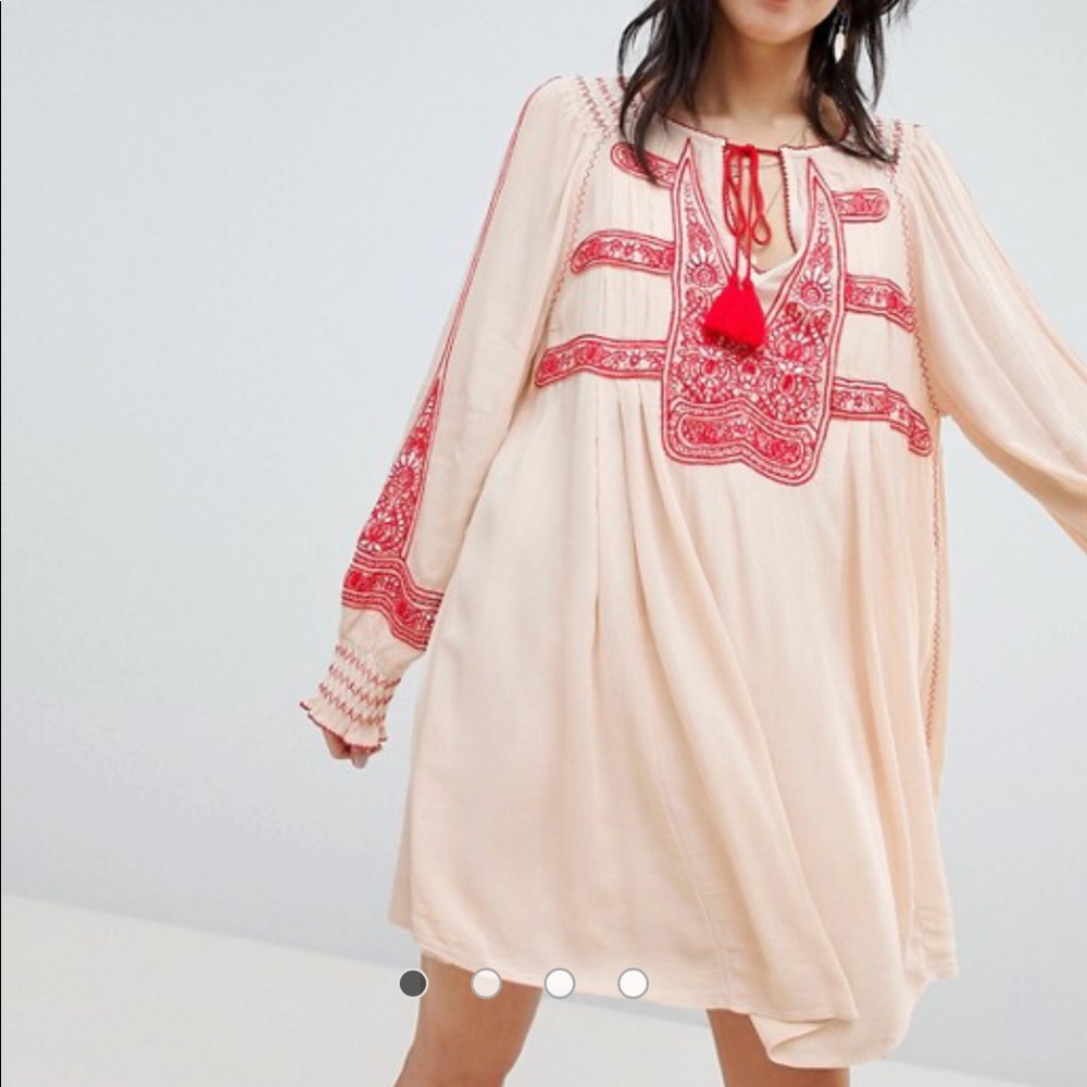 Free people wind willow mini dress